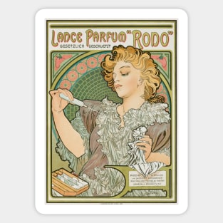 Lance Parfum Rodo Art Nouveau Vintage Poster 1896 Sticker